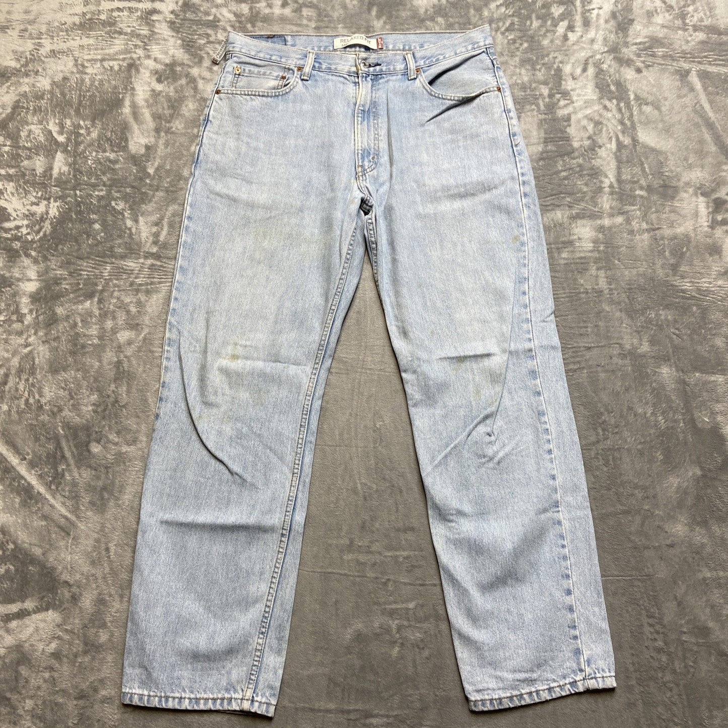 Wholesale Lot of 3 Levi's Work Jeans Men's Size 36x32 Blue Gray Grade B