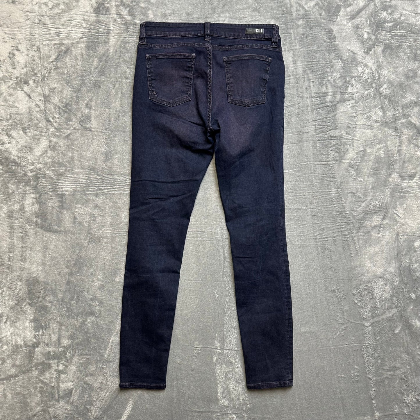 KUT from the Kloth Mia Toothpick Skinny Jeans Women’s Size 6 Purple Denim