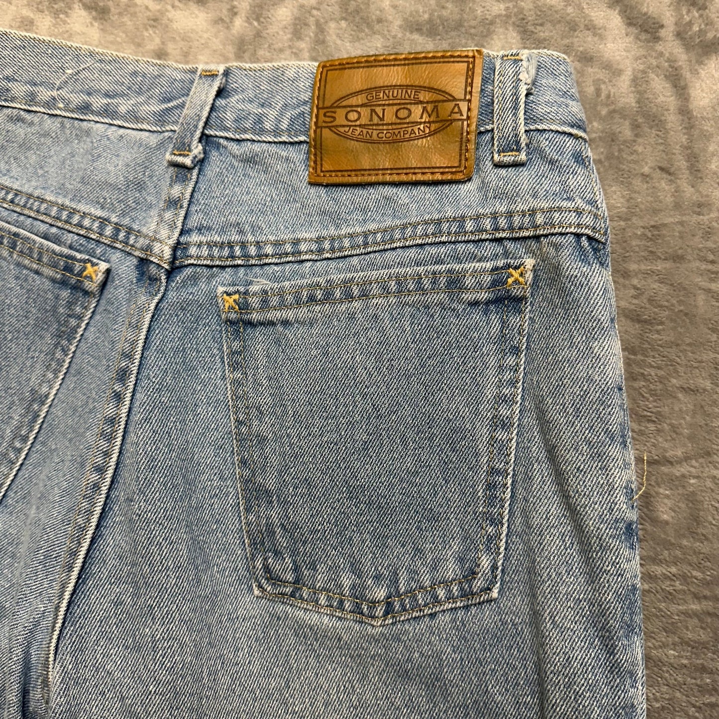 Vintage Sonoma Straight Jeans Women’s Size 9 Long Light Blue Denim *PC*