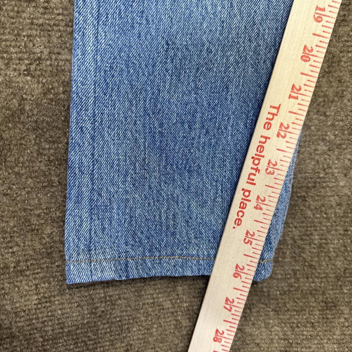 RE/DONE Levi's Patched High Rise Skinny Jeans Womens Sz 27 Blue Denim Button Fly