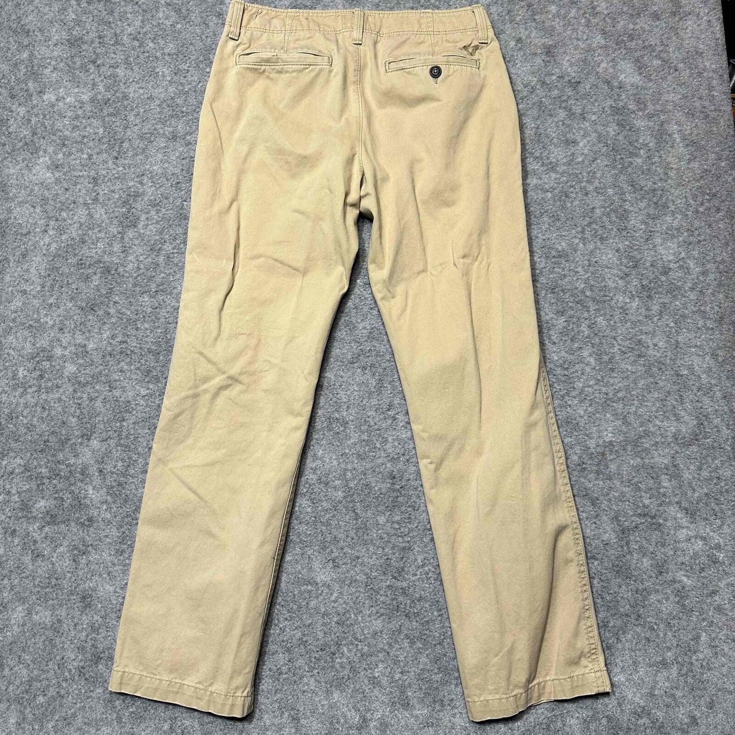 American Eagle Men's Relaxed Straight Chino Pants Size 30x32 Khaki Medium Wash
