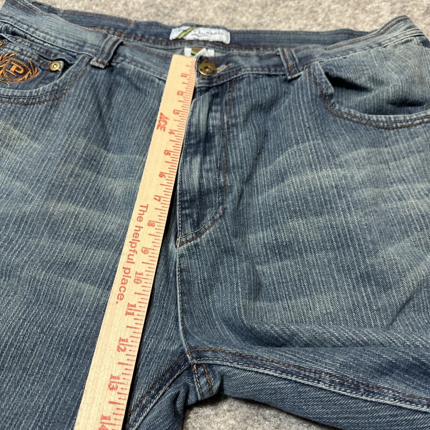Vintage PHAT Classic Original Fit Jeans Men's 40x30 Blue Denim Skater Hemmed