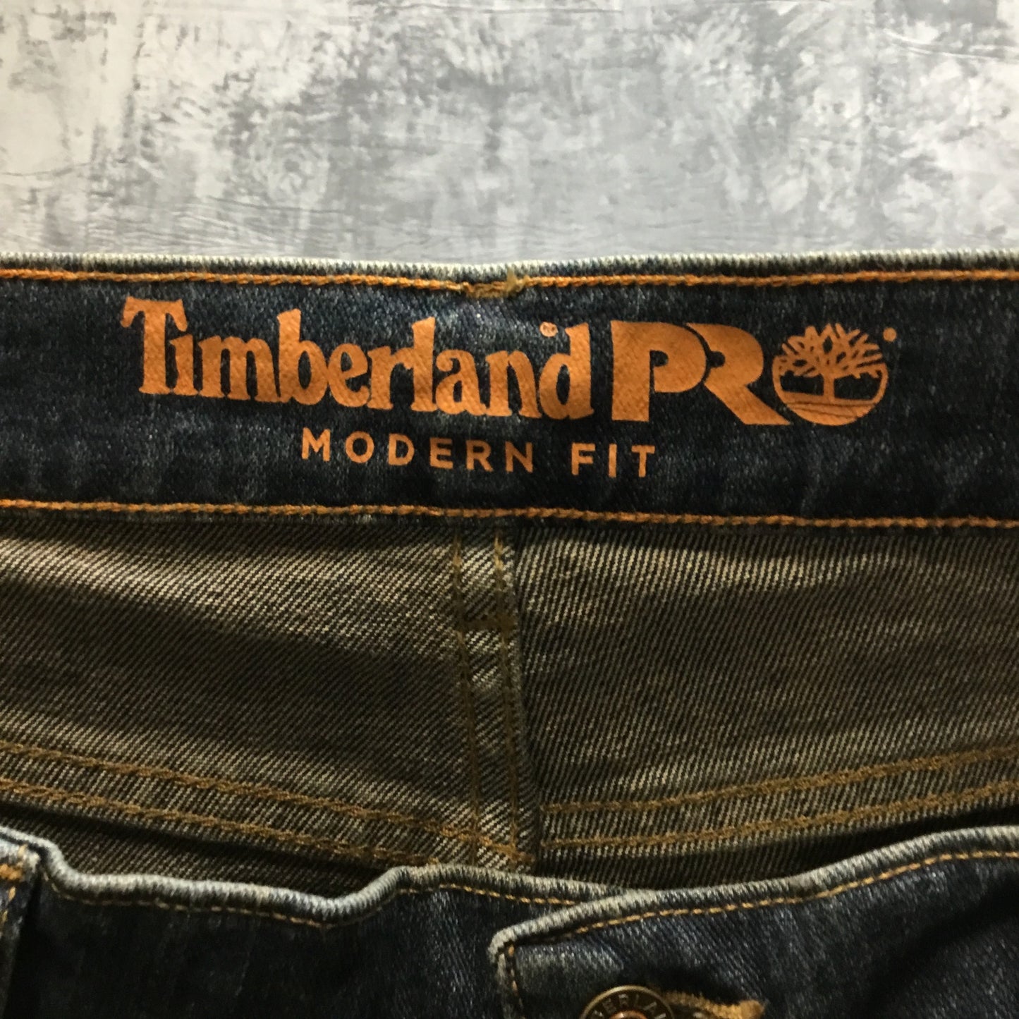 New Timberland PRO Modern Fit Grit-N-Grind Straight Jeans Men's Size 40x32 Blue Denim