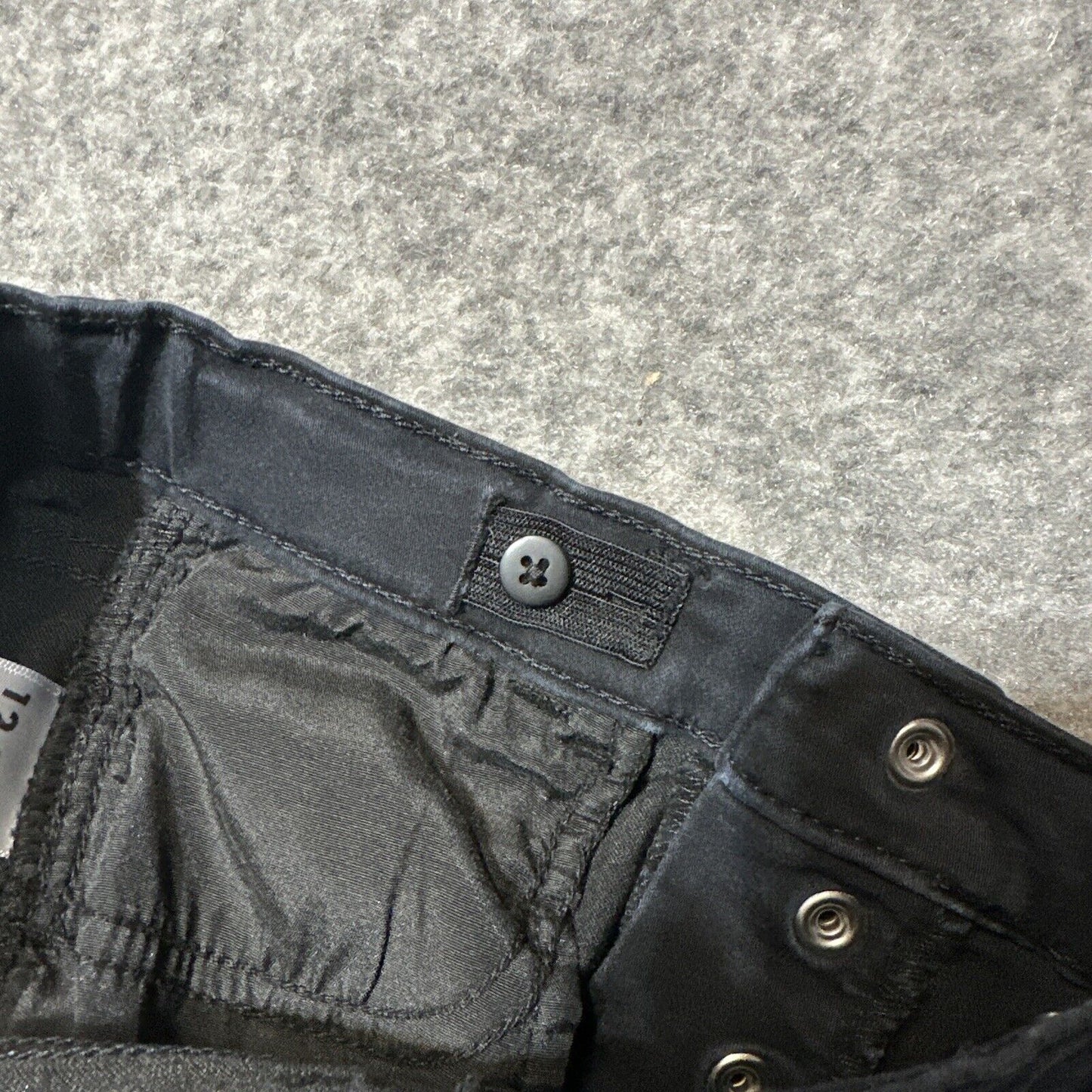 Jordache Youth Girls Super Skinny Jeans Size 12 Slim Black Denim
