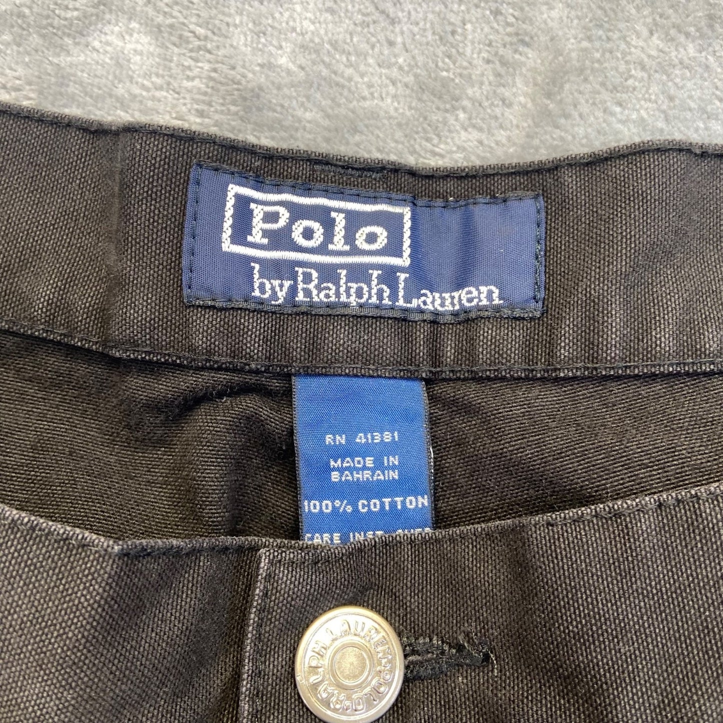 Polo Ralph Lauren Men's Straight Jeans Size 38x30 Black Denim