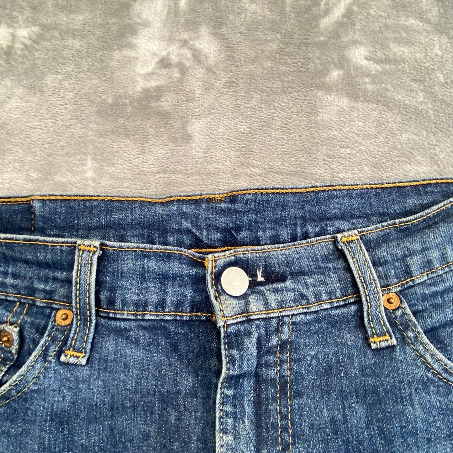Levi's 510 Skinny Men's Jeans 33x32 Blue Denim Casual