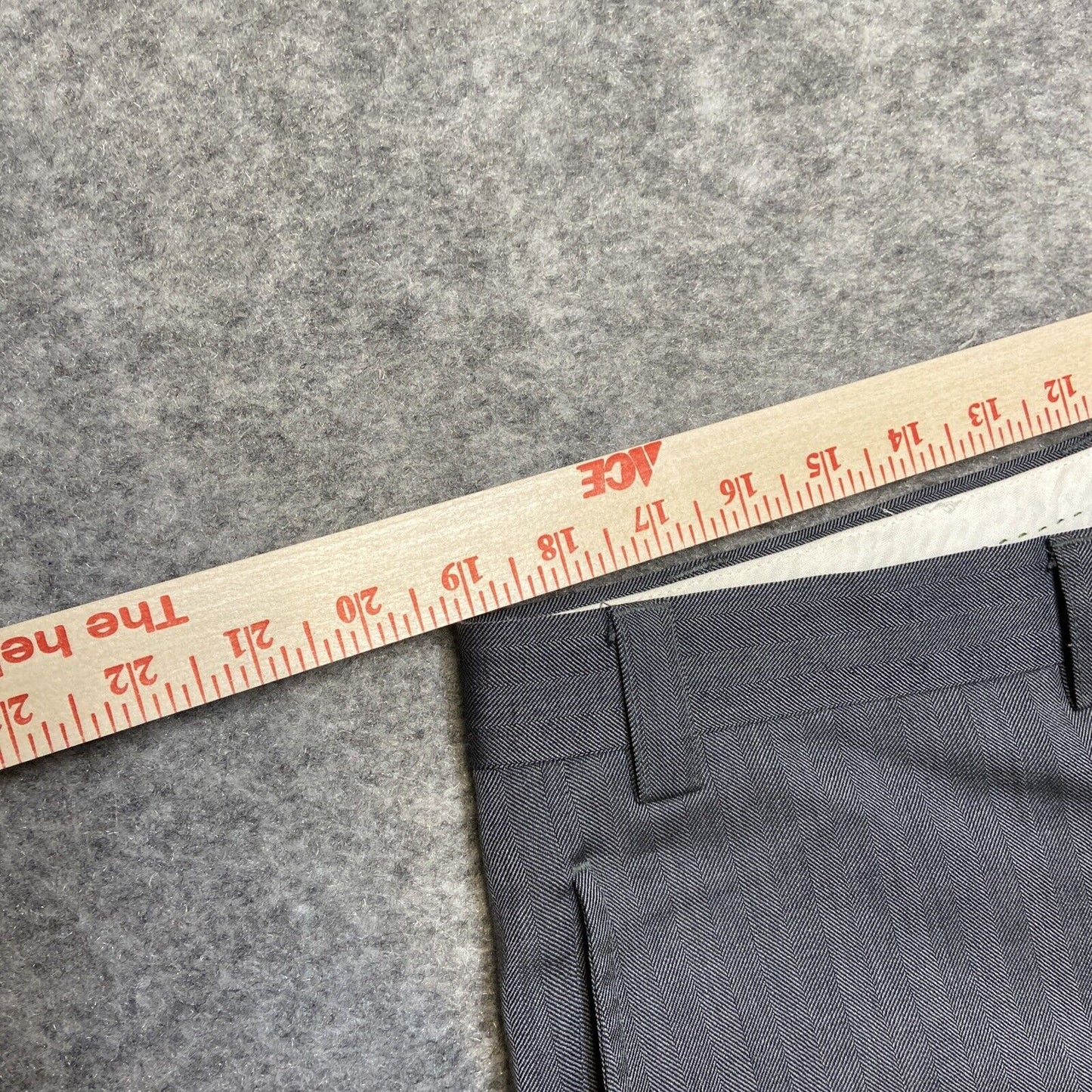 Lauren Ralph Lauren Wool Dress Pants Men's Size 38x32 Gray Formal Pants