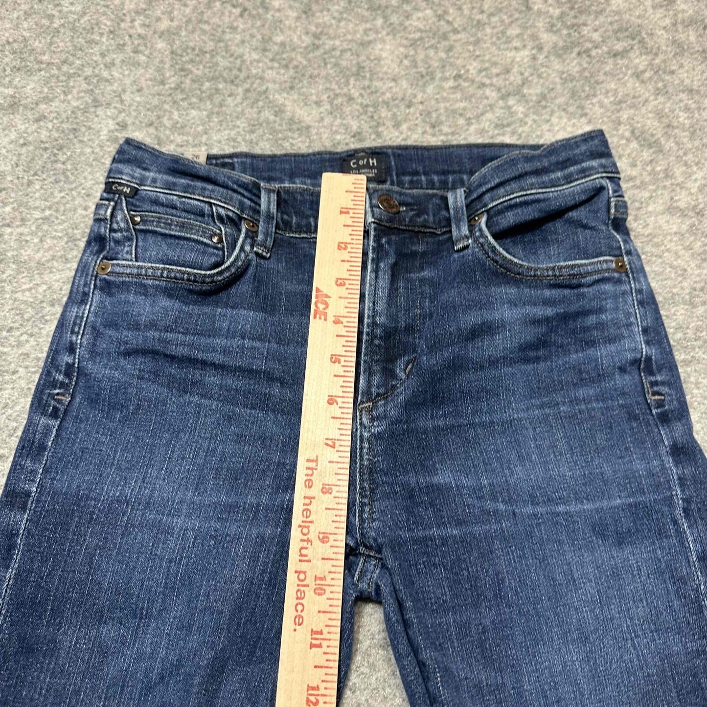 Citizens of Humanity Rocket Crop Petite High Rise Skinny Jeans Dark Womens 26