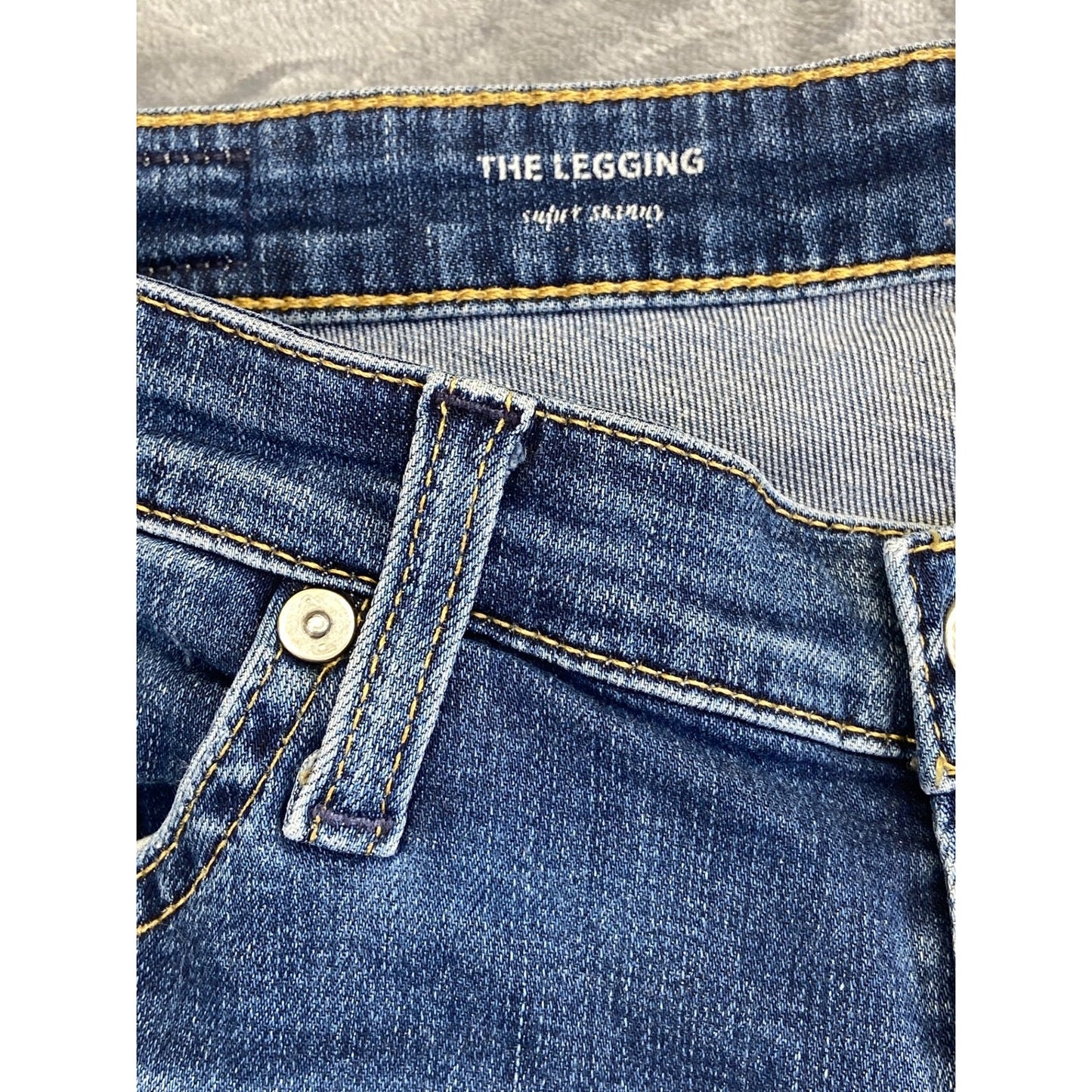 AG Adriano Goldschmied Women's Super Skinny Jeans 28R Blue