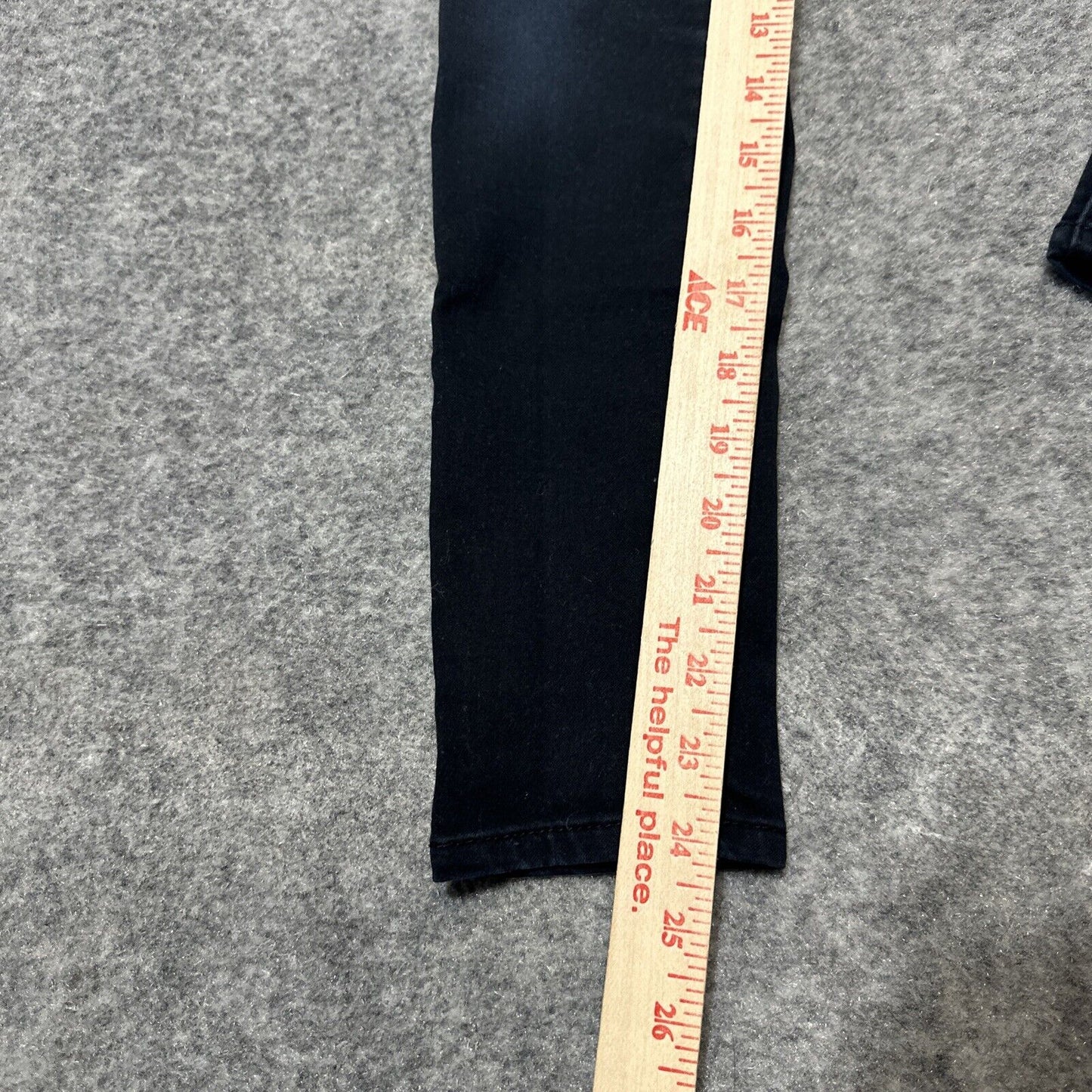 Jordache Youth Girls Super Skinny Jeans Size 12 Slim Black Denim