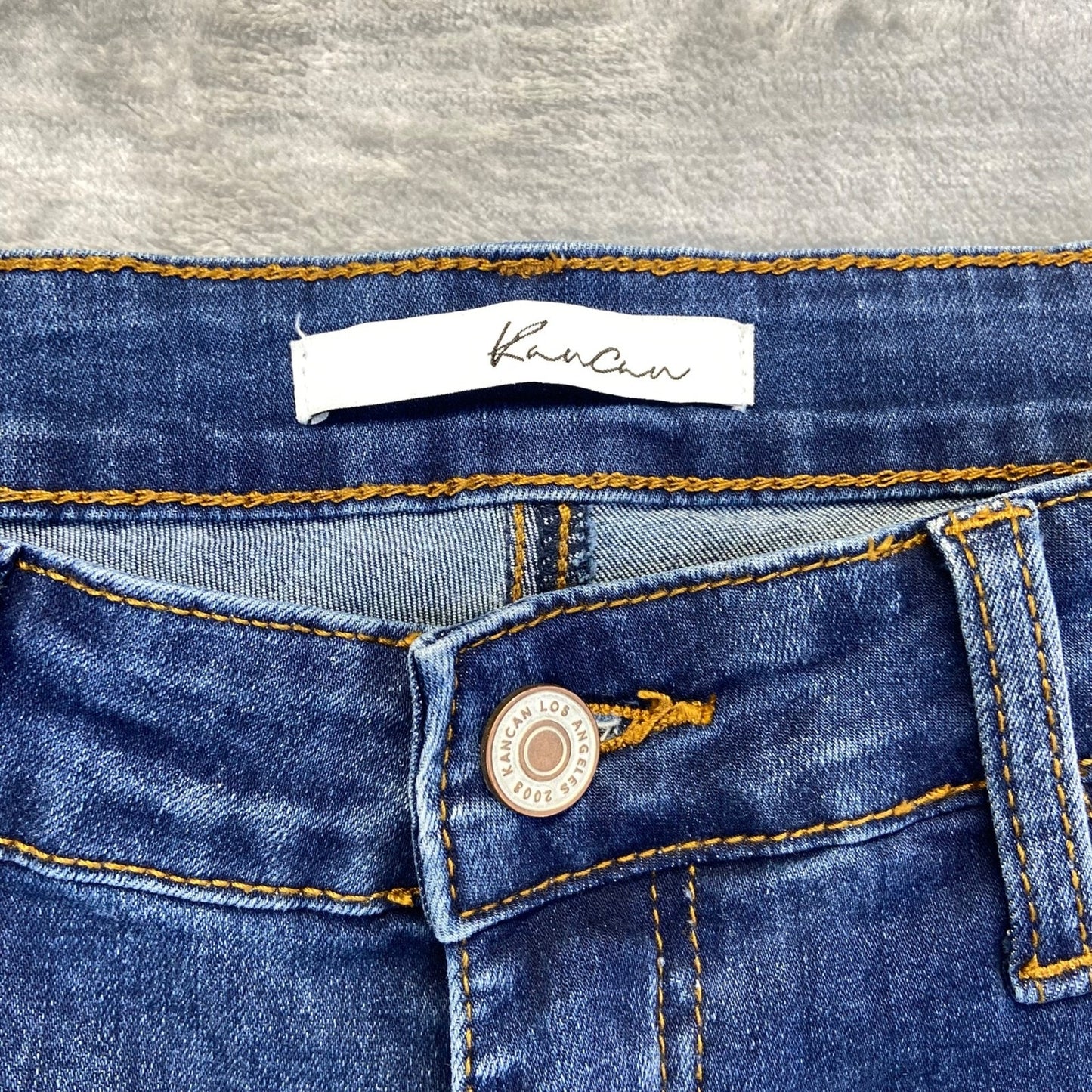 KanCan Women's Skinny Jeans Size 9 Blue Dark Wash