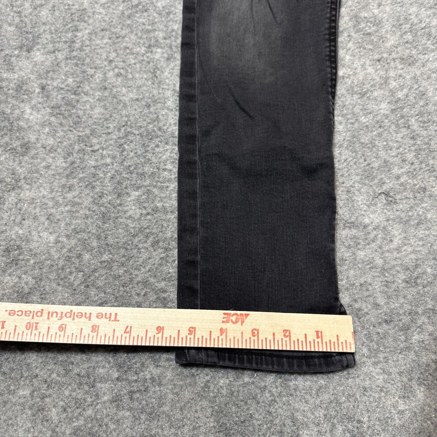KUT From The Kloth Women's Distressed Skinny Jeans Size 8 Black Dark Wash Denim