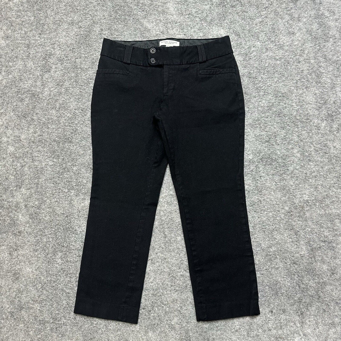 Banana Republic The Sloan Fit Stretch Dress Pants Women's 2P Black Pants