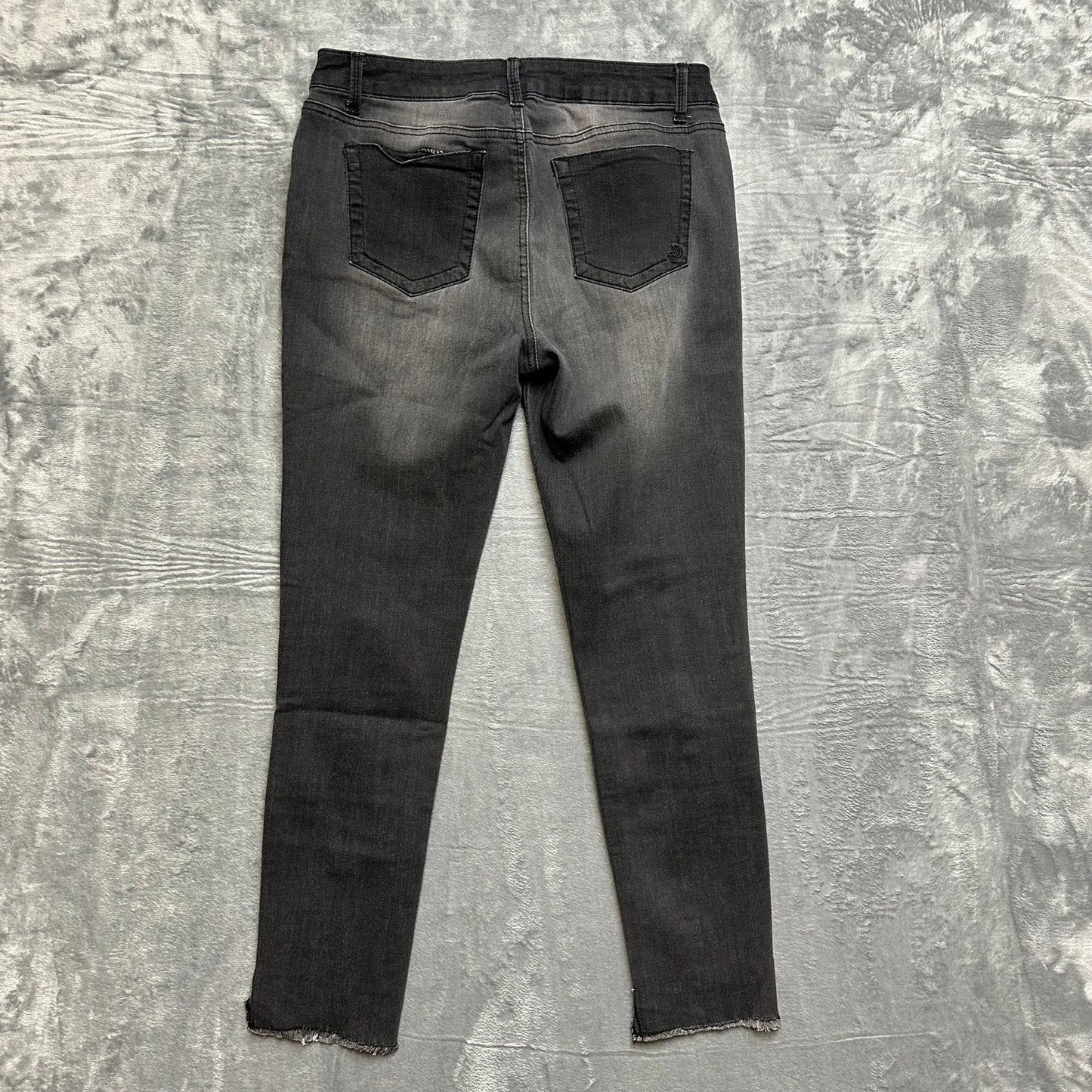 Indigo Rein Two Tone Skinny Jeans Women's Sz 11 Black Gray