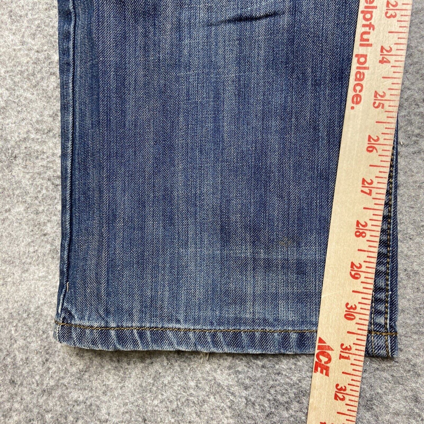 Wrangler Vintage Straight Fit Jeans Men’s Size 32x31 Dark Blue Denim