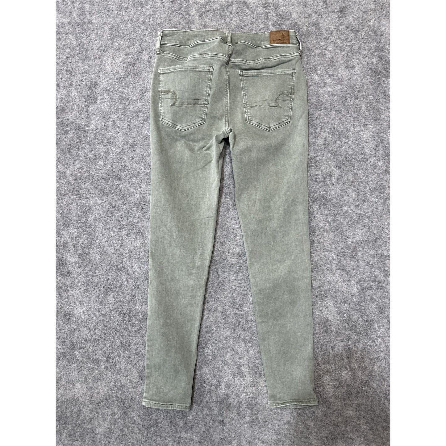 American Eagle Next Level Stretch Hi Rise Jegging Women's Jeans Size 8R Green