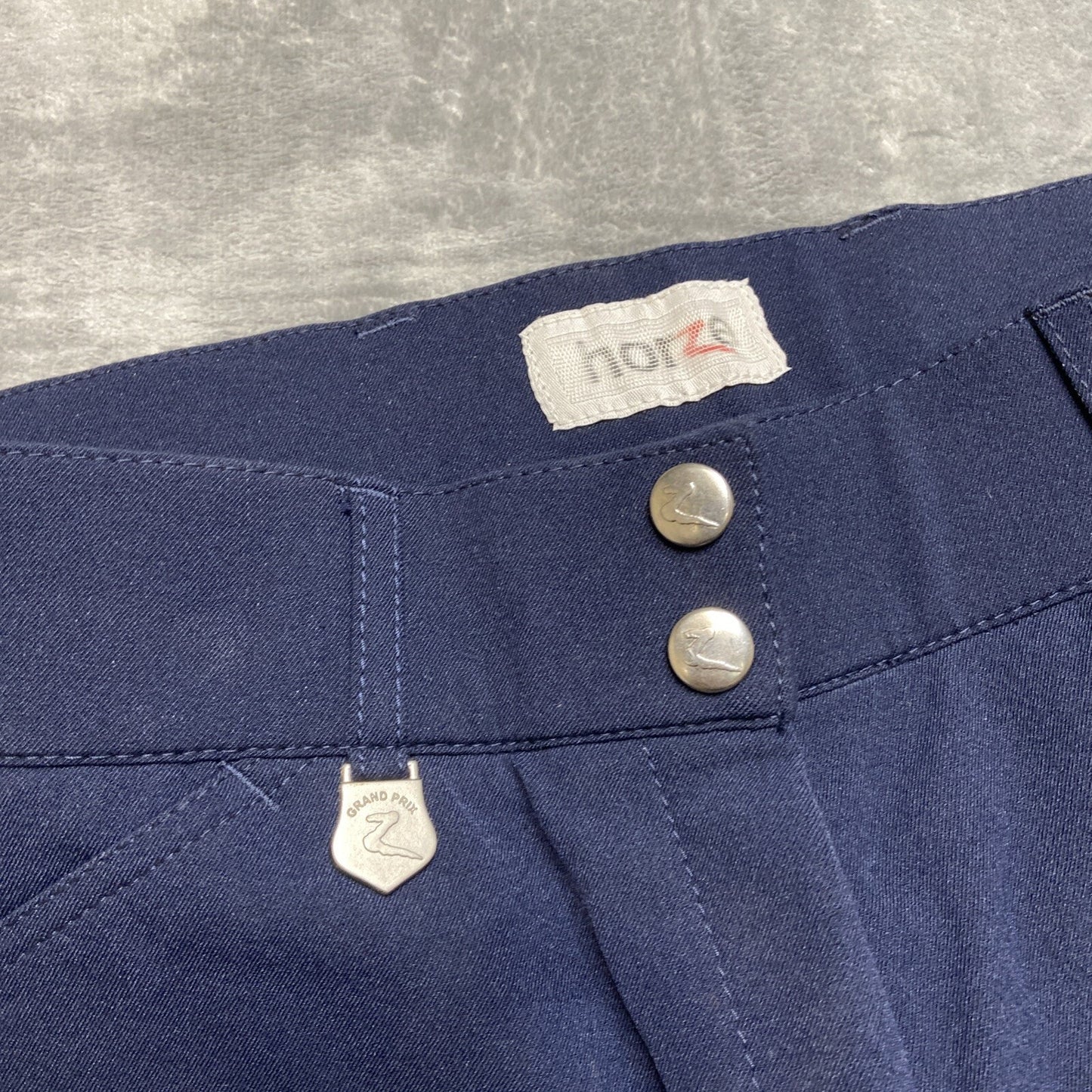 New HORZE Grand Prix Extended CKP Lds Riding Breeches Women's Sz XL/R - 32 Blue