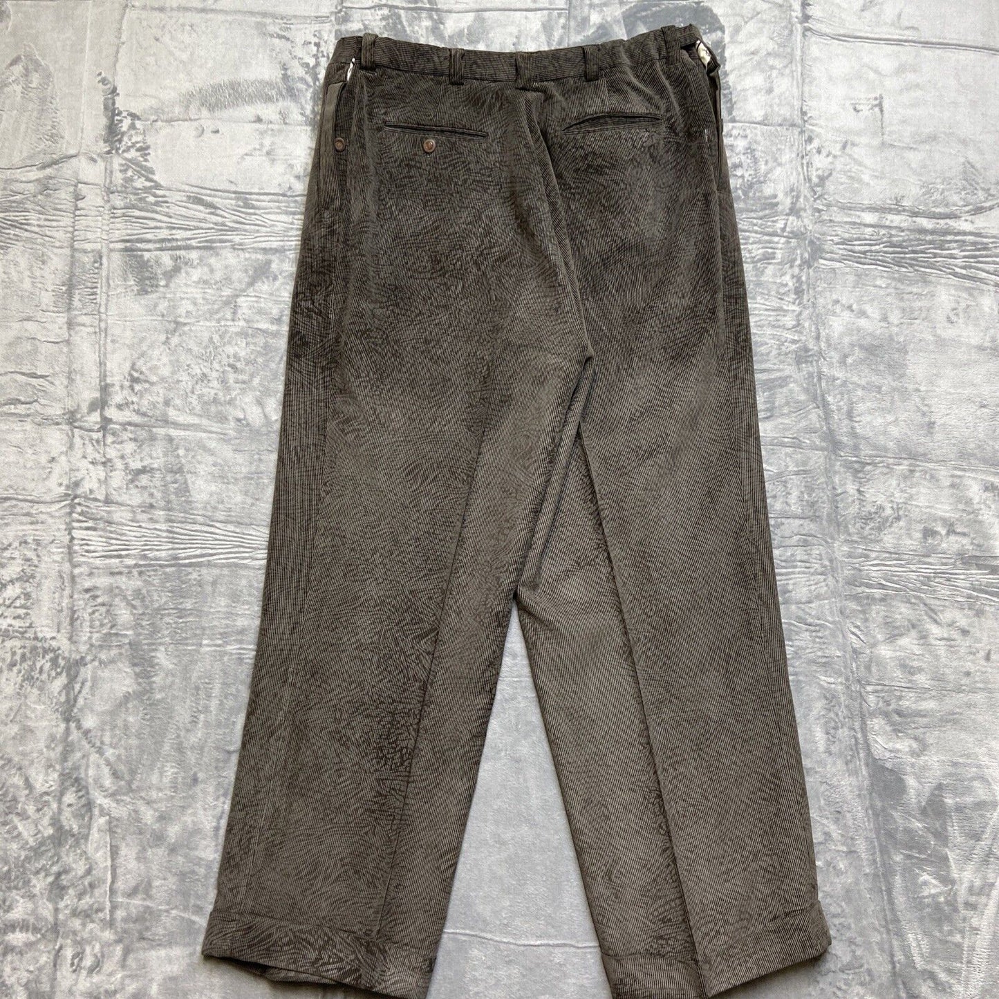 Smokey Joes Curduroy Pants Men's Size 48x32 Dark Brown