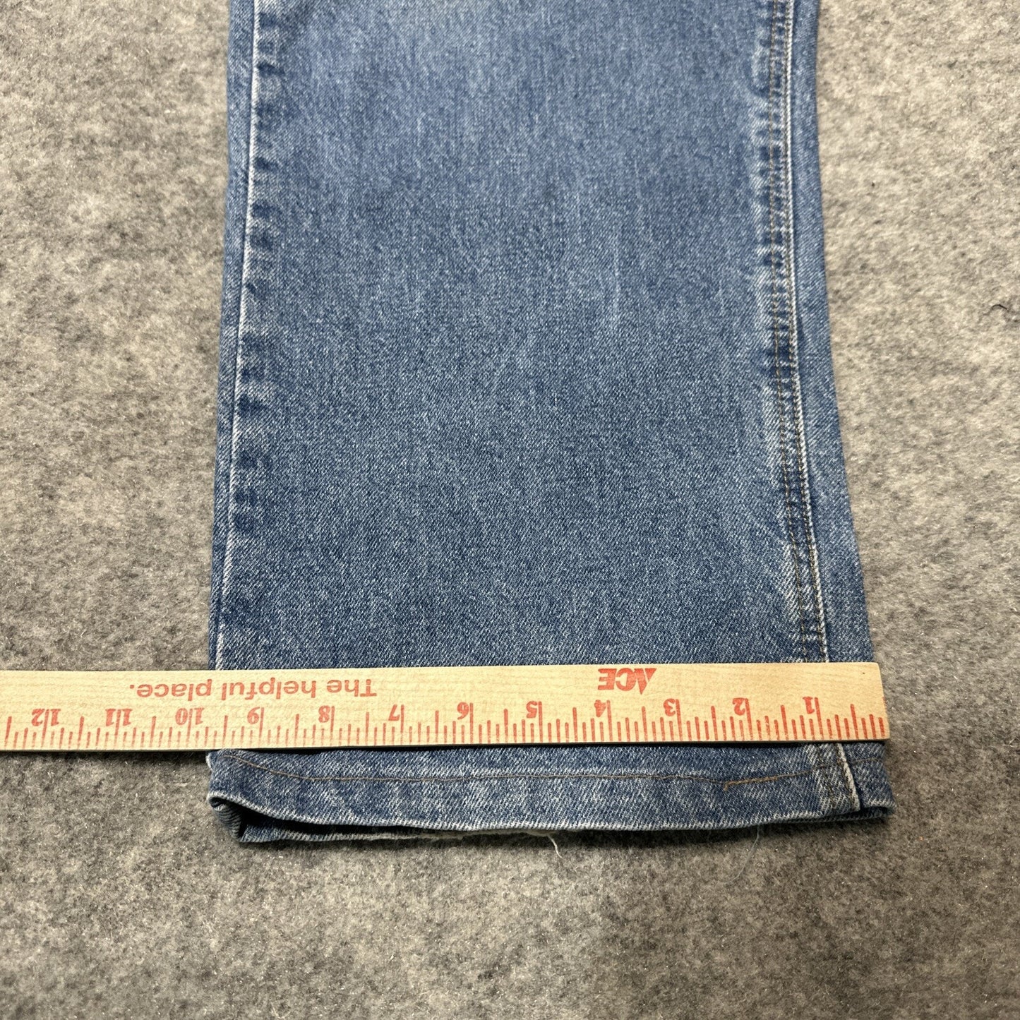 Carhartt Relaxed Fit Men's Straight Jeans Size 44x30 Blue Light Wash Denim