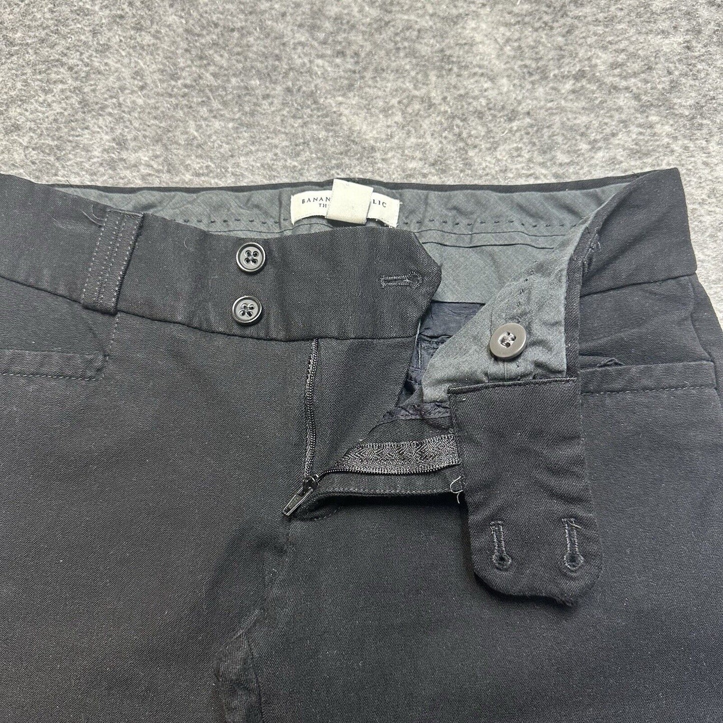 Banana Republic The Sloan Fit Stretch Dress Pants Women's 2P Black Pants