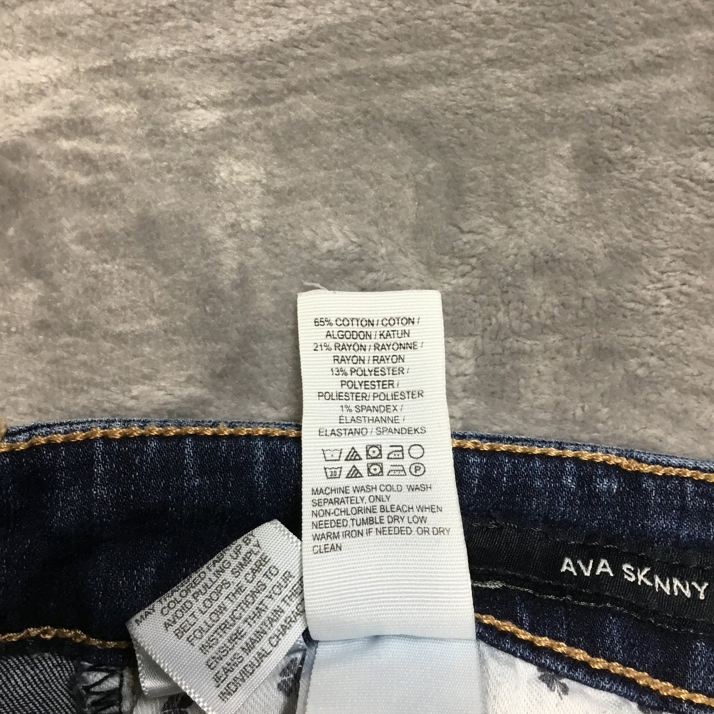 Lucky Brand Ava Skinny Jeans Women's Size 26 Dark Blue
