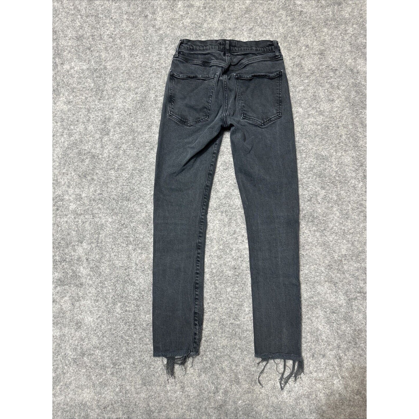 Agolde Women's Skinny Jeans Size 25 Black Dark Wash Denim