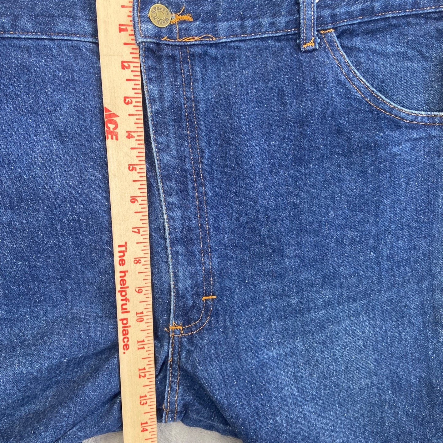 Work n' Sport Men's Quality Jeans 42x28 Blue Denim Regular