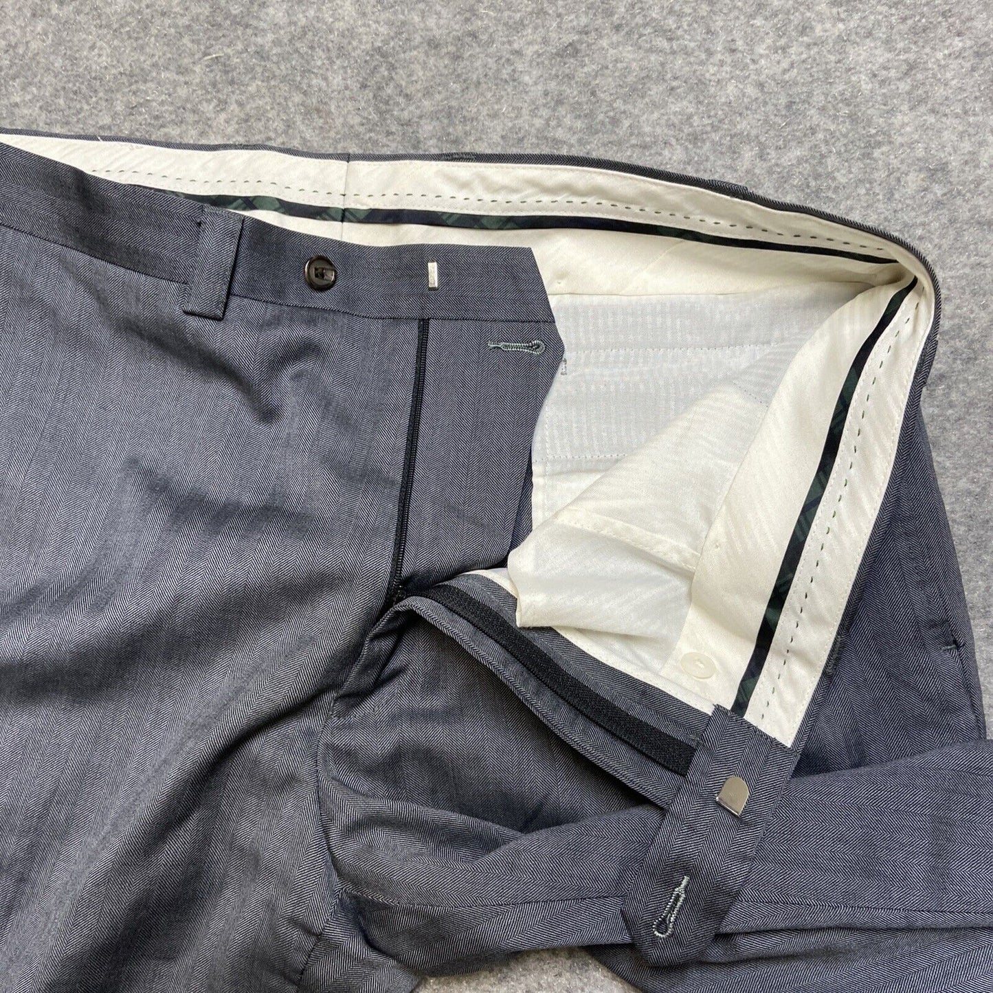 Lauren Ralph Lauren Wool Dress Pants Men's Size 38x32 Gray Formal Pants