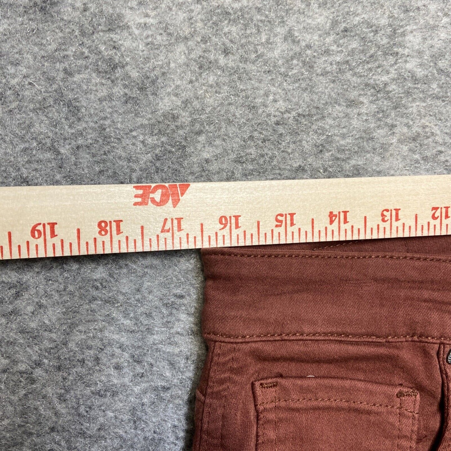 KUT From The Kloth Mia High Rise Fab AB Toothpick Skinny Jeans Women's 12 Red