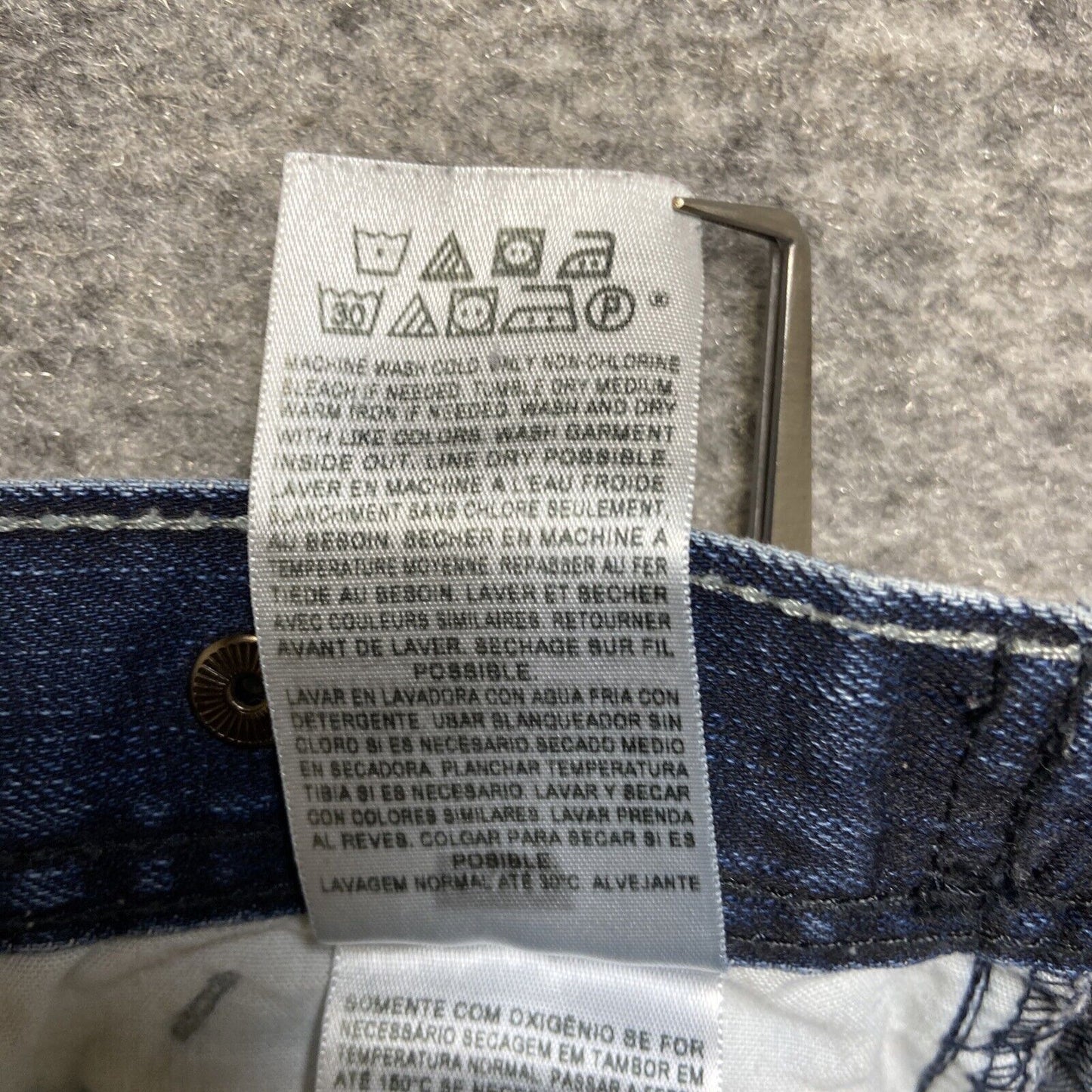 Levi's 514 Slim Straight Jeans Mens Size 29x30 Western Dark Wash Zip Pocket Rare