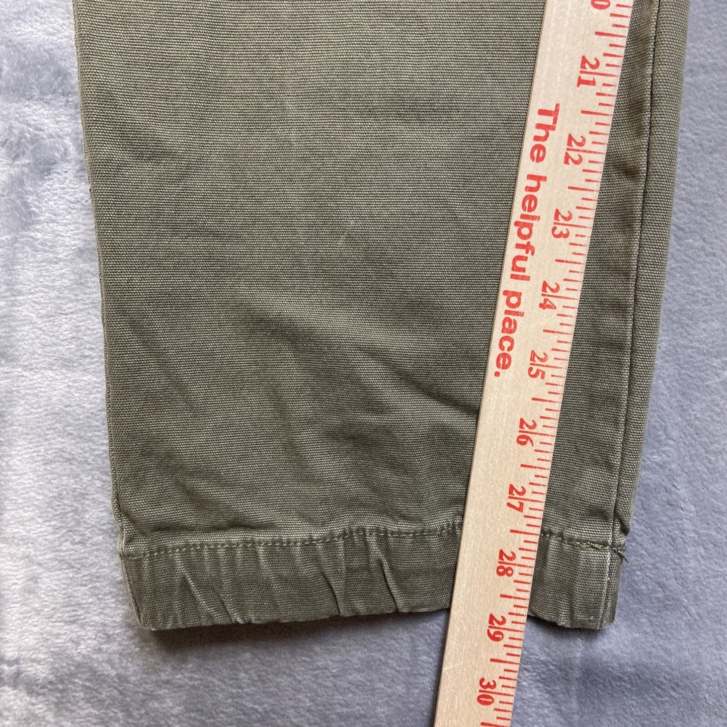 Air Walk Cargo Pants Men’s Size 2XL Green Elastic Waist Cuffed Pants Skater
