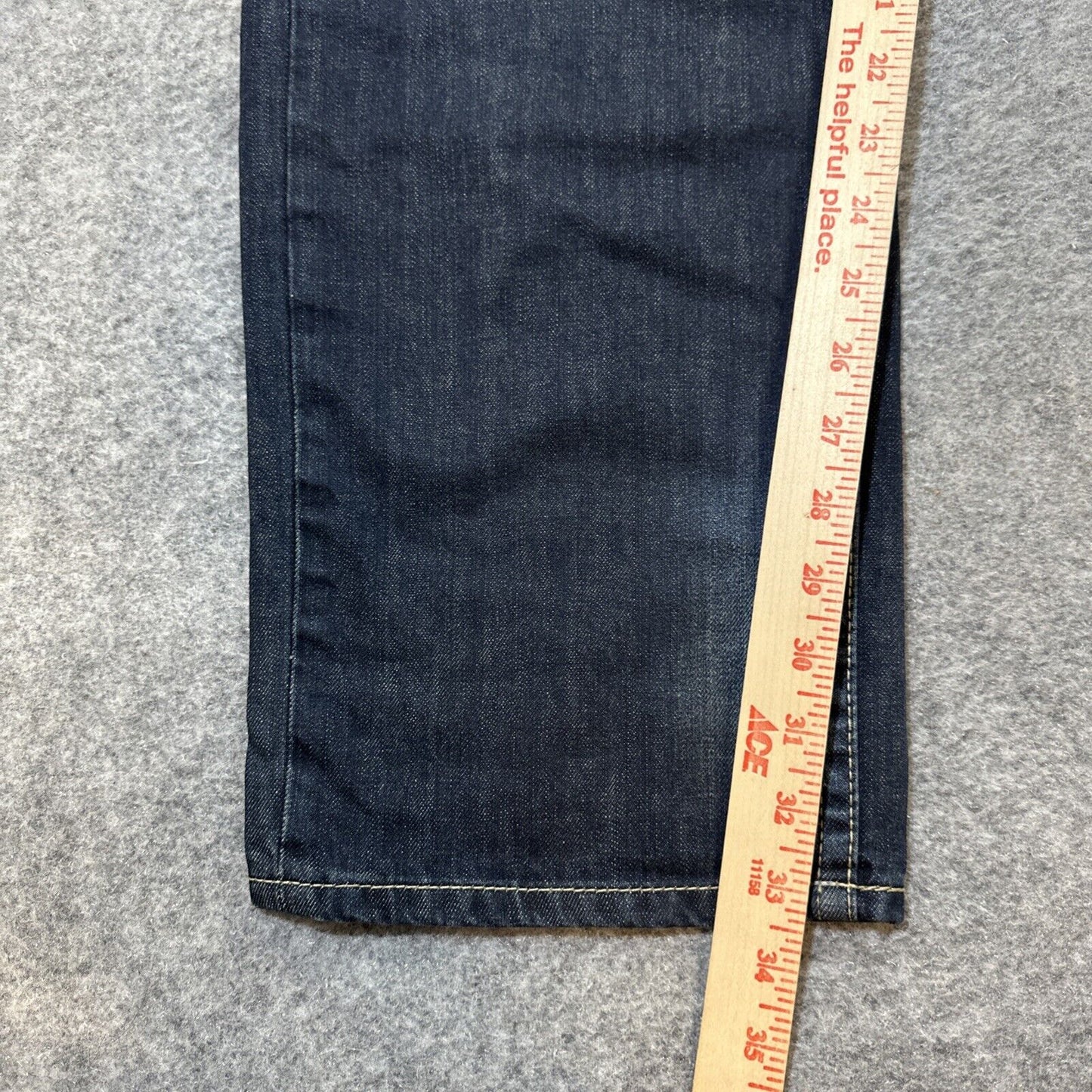 New Mexx Regular Straight Leg Jeans Men's Size 36x34 Dark Blue Denim