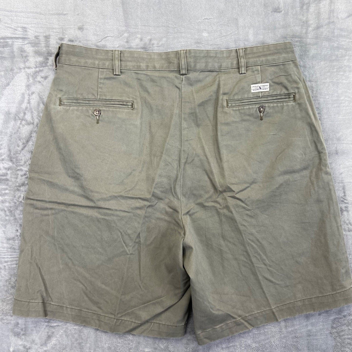 Polo Ralph Lauren Men's Chino Shorts Size 36 Green Cotton #534424