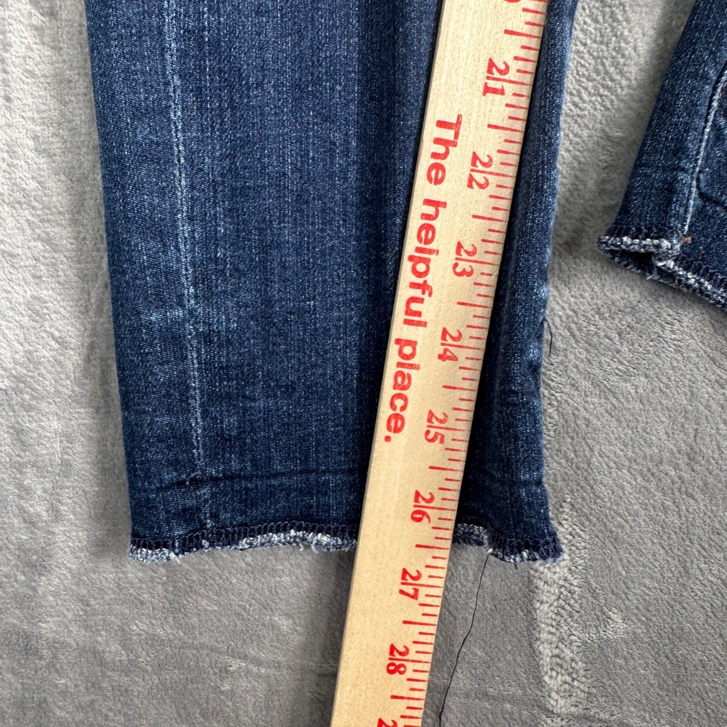 AG Adriano Goldschmied Women's Stevie Roll-Up Slim Straight Jeans Size 27R Blue