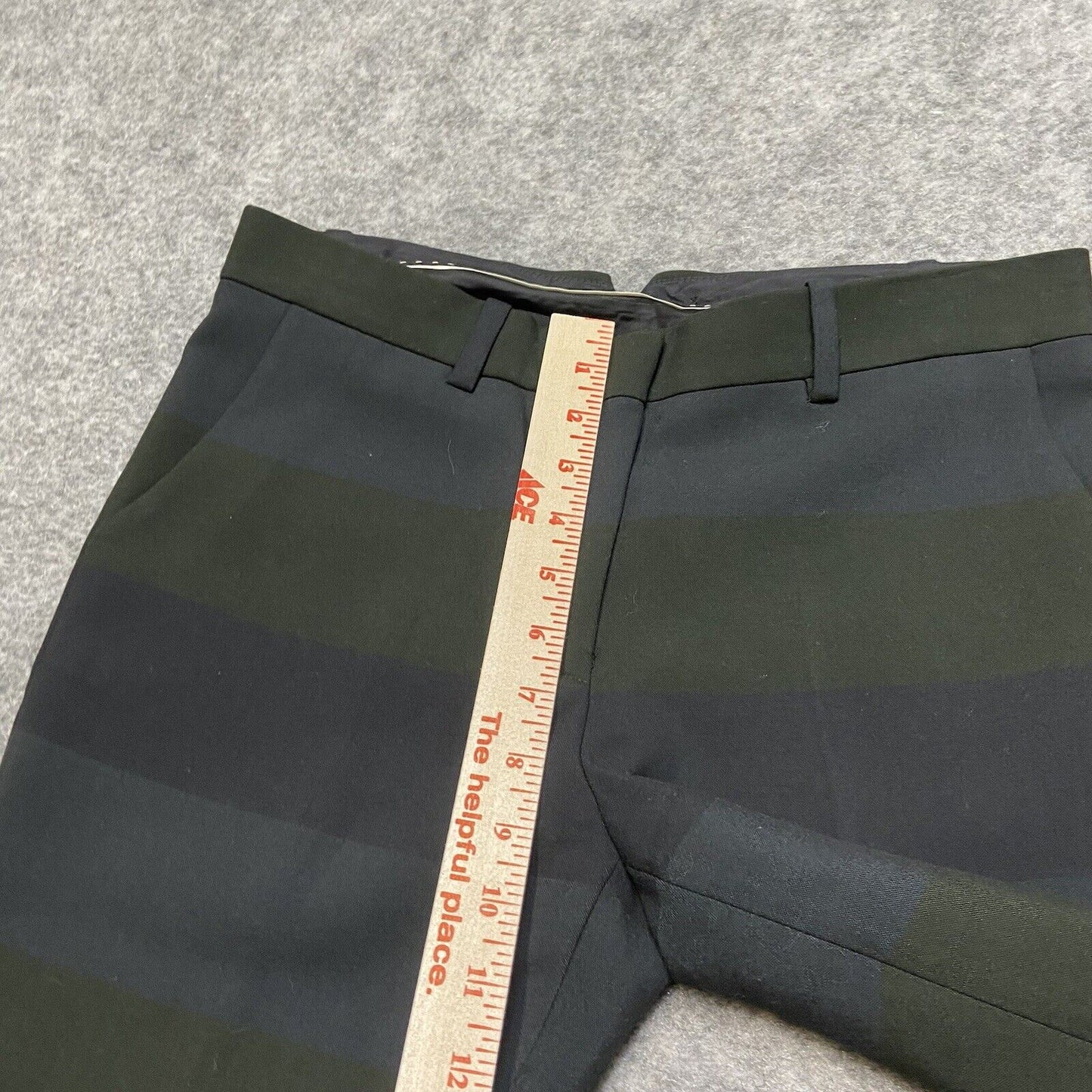 Day Birger et Mikkelsen Striped Tailored Pants Women's EU 36 US 4/6 Green Black