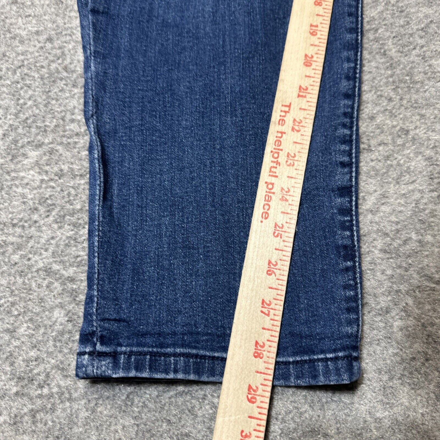 Democracy Distressed AB Technology Skinny Jeans Women's Size 24W Dark Blue Denim