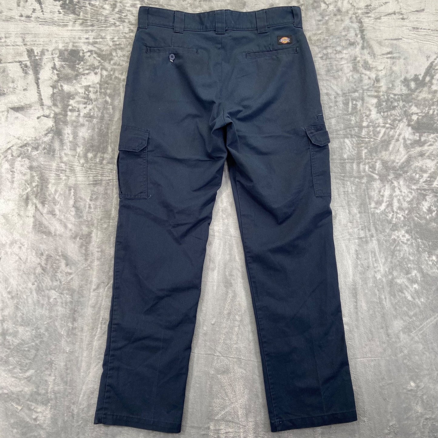 Dickies Men's Regular Straight Cargo Pants 34x34 Navy Blue