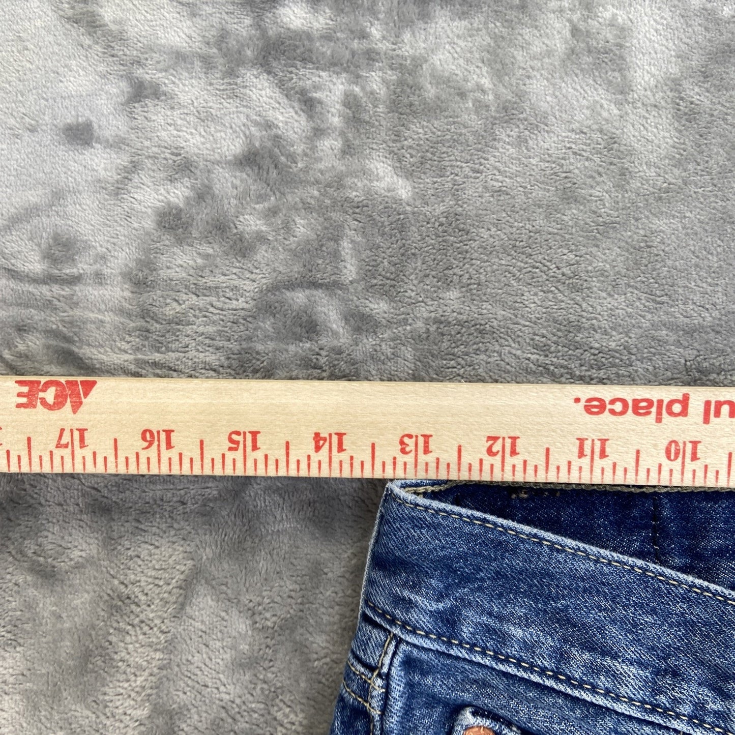 Levi's Low Pro Straight Distressed Jeans Women's Size 24 Blue Denim
