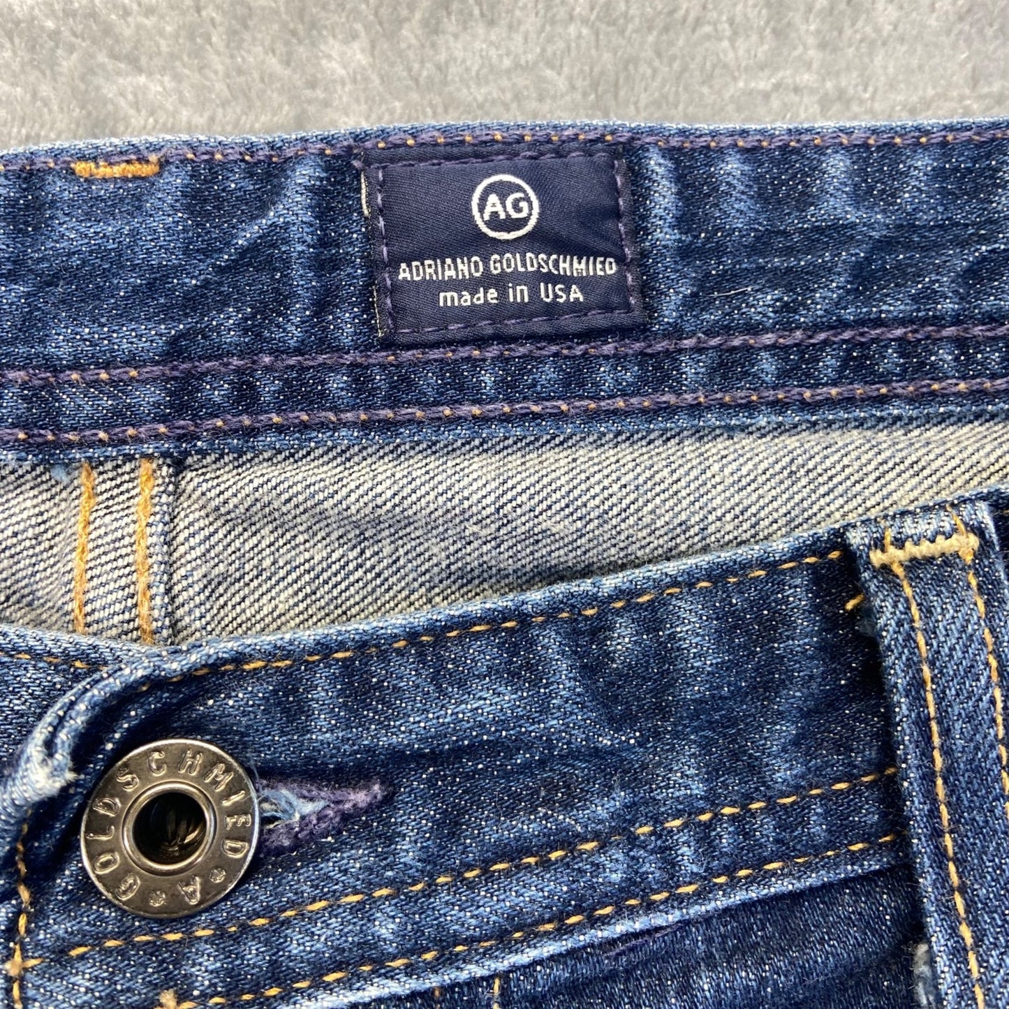 AG Adriano Goldschmied Men's The Protege Straight Leg Jeans 38x32 Blue