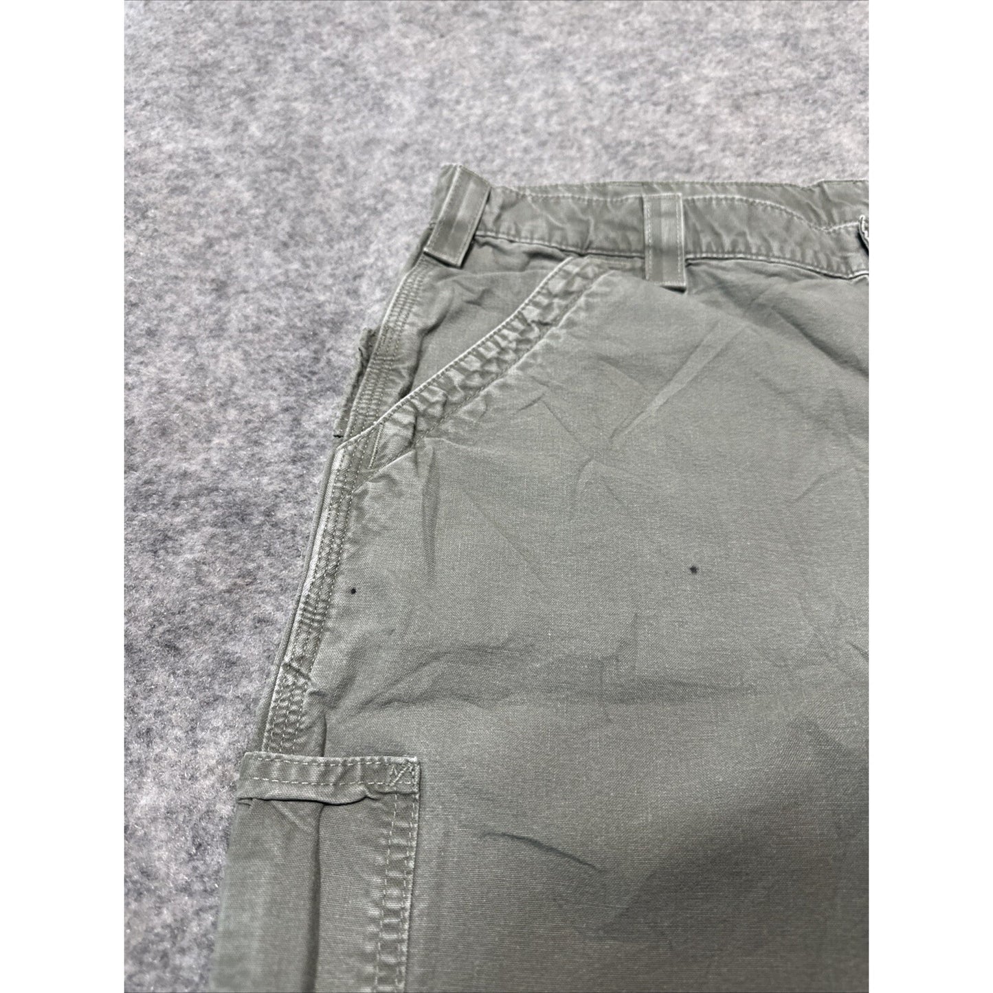 Carhartt Men's Cargo Shorts Size 40 Green Cargo Work Shorts