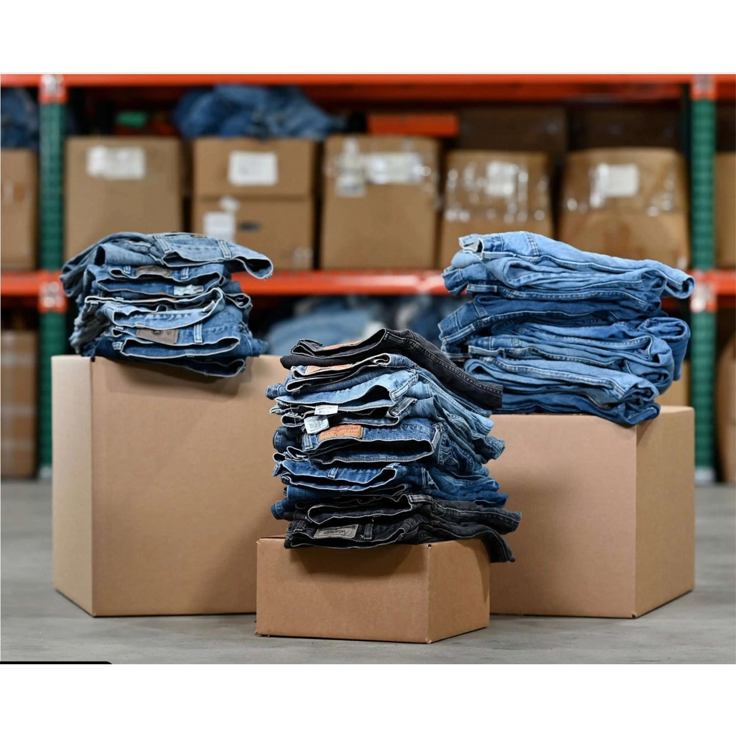 Wholesale Levi's Men's Jeans - All Sizes - All Washes - Lot of 10 - Grade A/B