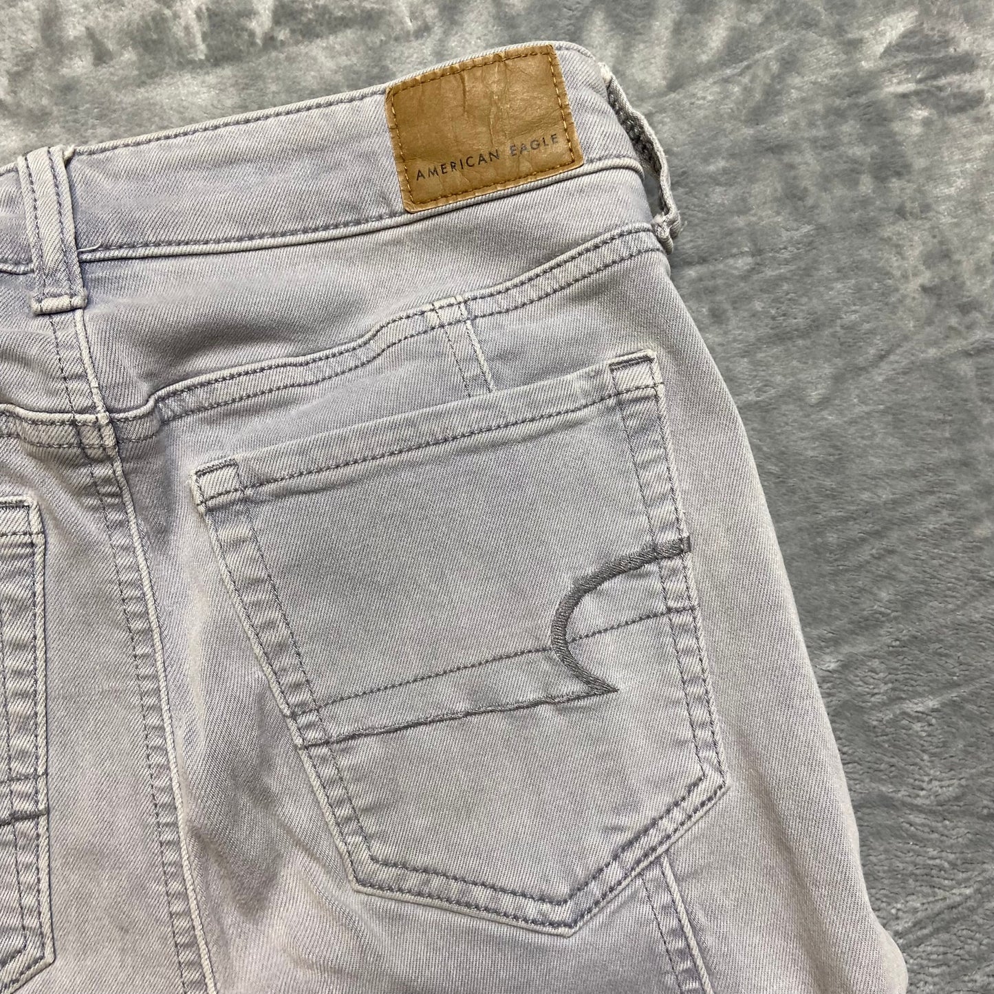 American Eagle Ne(x)t Level Stretch Hi Rise Jegging Women's Sz 4 Gray Denim