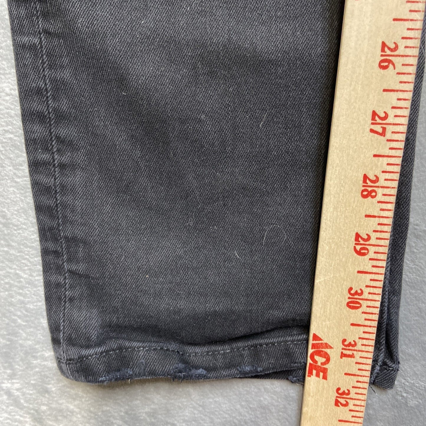 American Eagle Airflex+ Distressed Slim Jeans Men’s size 32x34 Black Denim