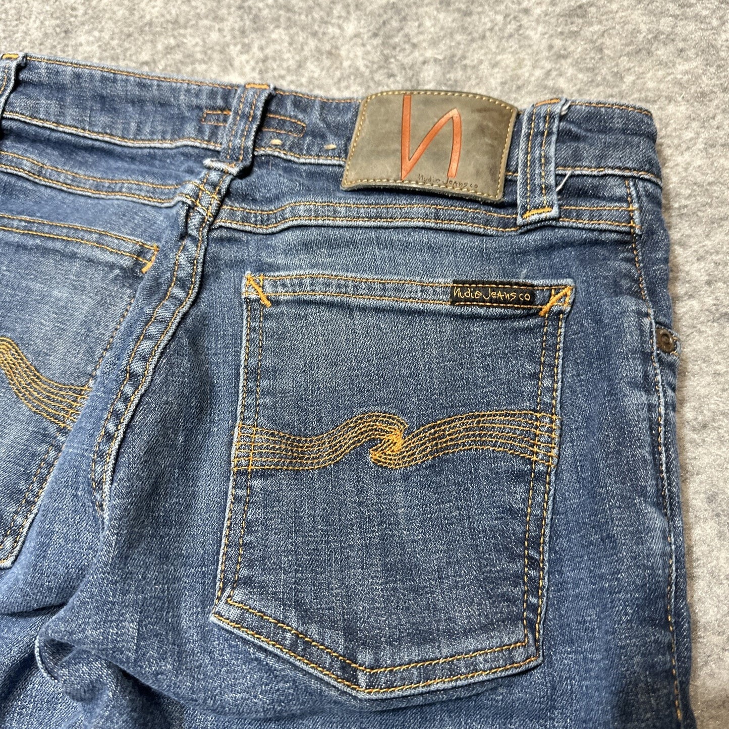 Nudie Jeans Women's Skinny Jeans Size 26 Blue Medium Wash Denim