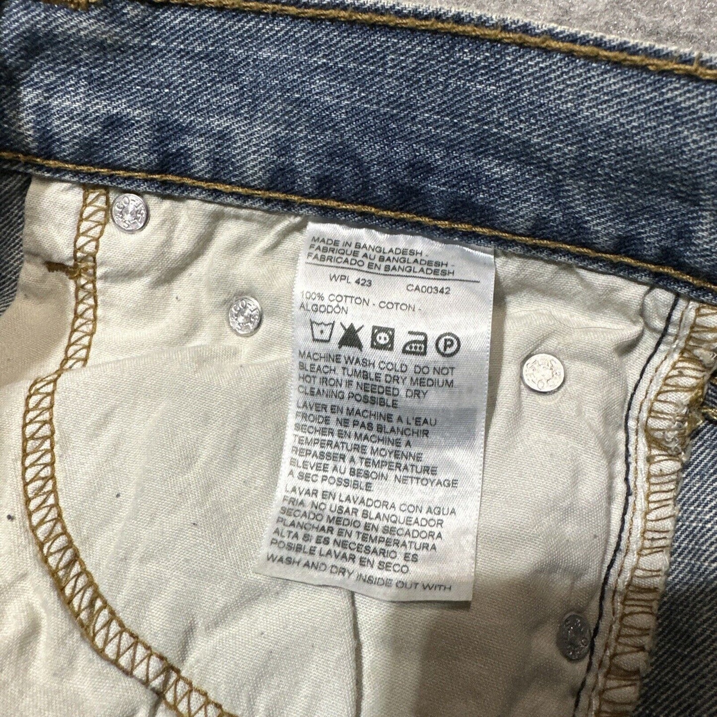 Signature Levi's Regular Men's Straight Jeans Size 30x32 Blue Light Wash Denim