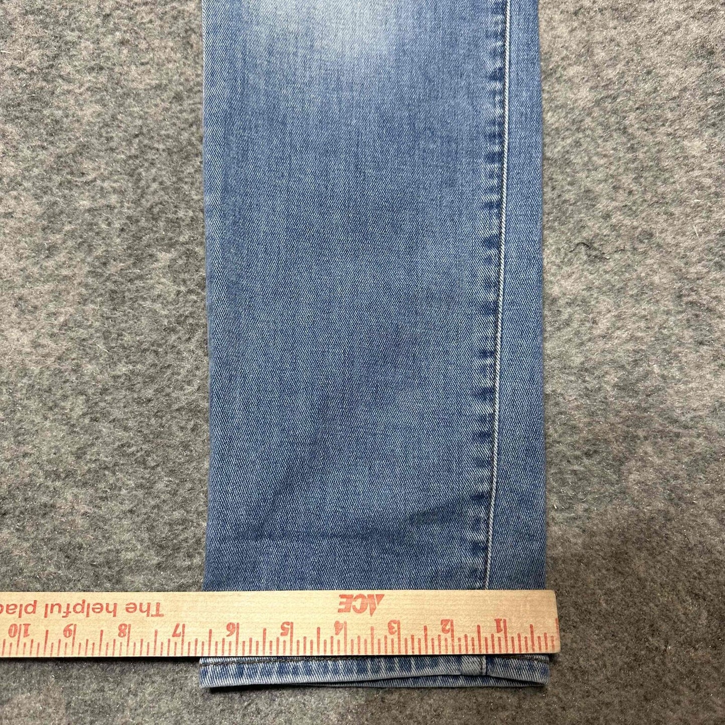 NEW 7 For All Mankind Women's Skinny Belted Jeans Size 32 Blue Light Wash