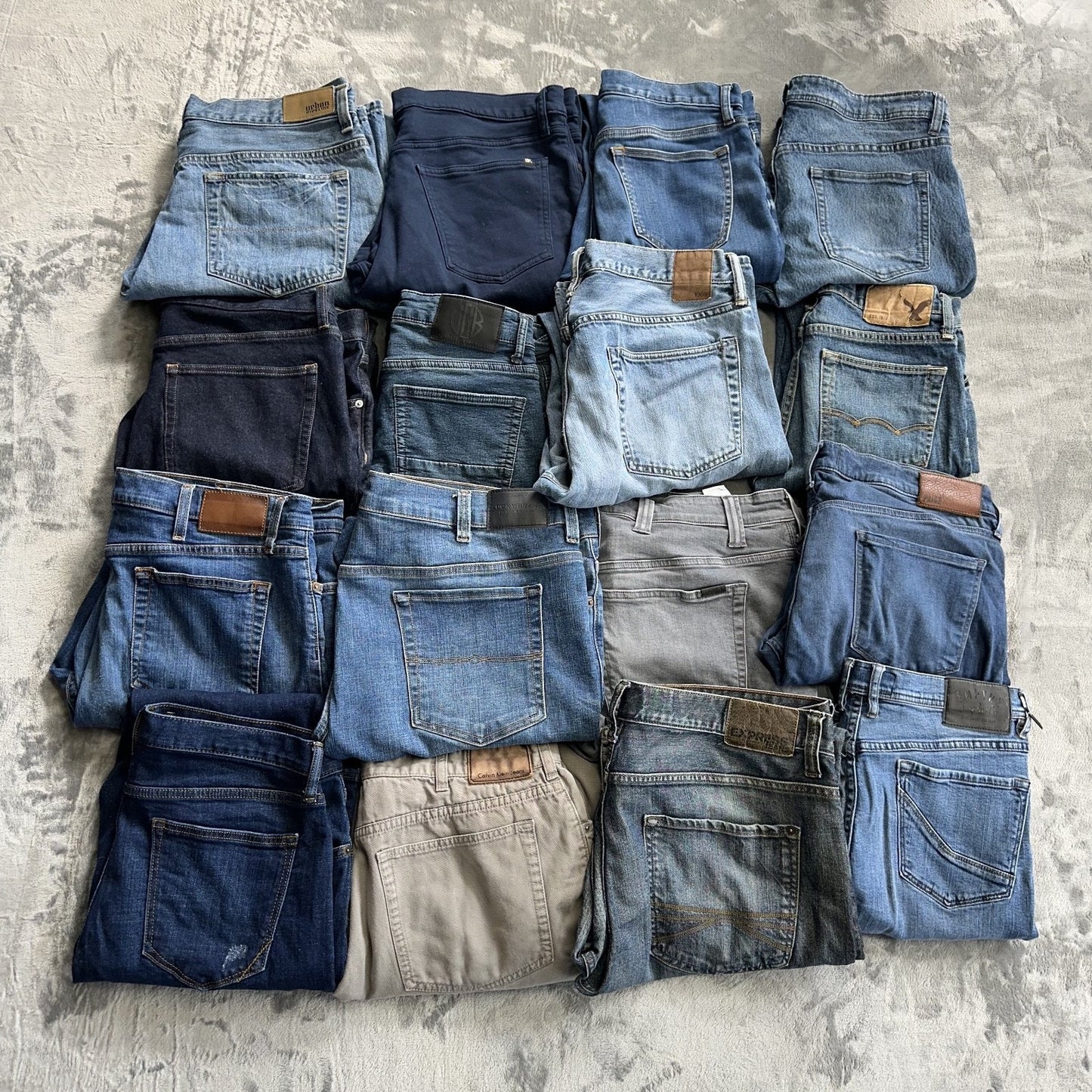 Wholesale Premium Mixed Mens Jeans - All Sizes - Curated Brands - Lot of 10