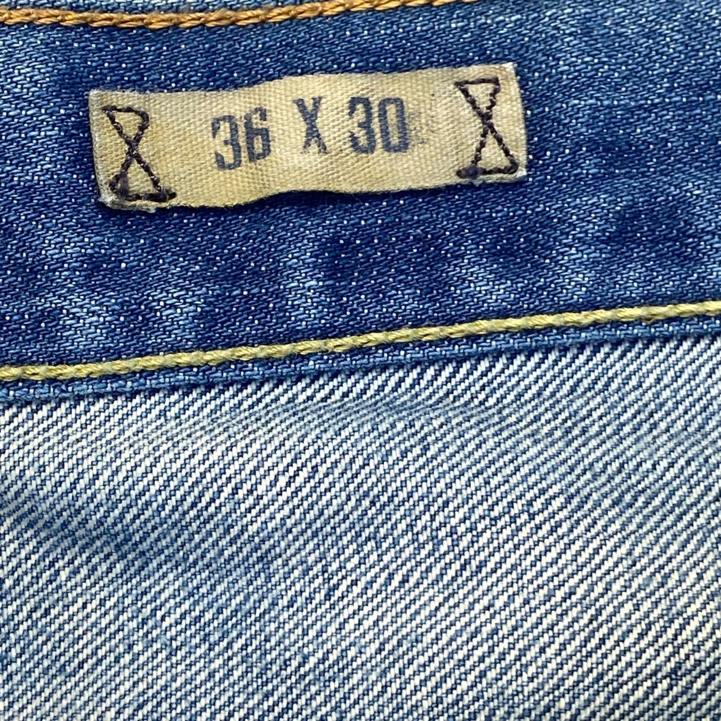 Vintage Polo Ralph Lauren Men's Straight Jeans 36x30 Blue Denim