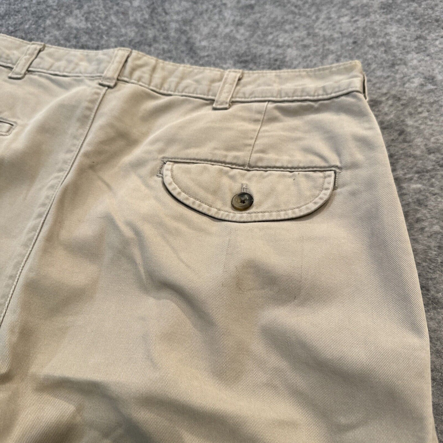 Vintage L.L.Bean Women's Pleated Bootcut Chino Pants Size 10 Beige Chinos