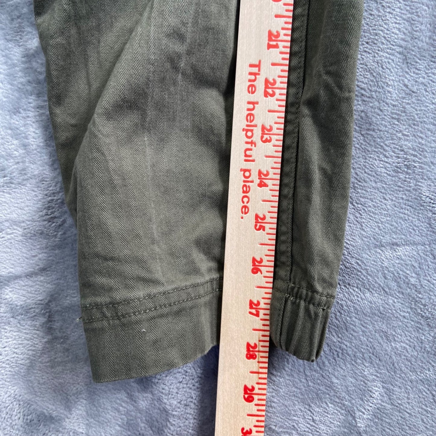 Duluth Trading Cargo Pants Women's Size 16W Olive Cotton Blend